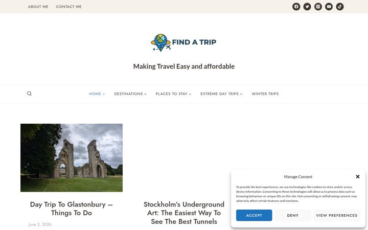 Skærmbillede af findatrip.co.uk