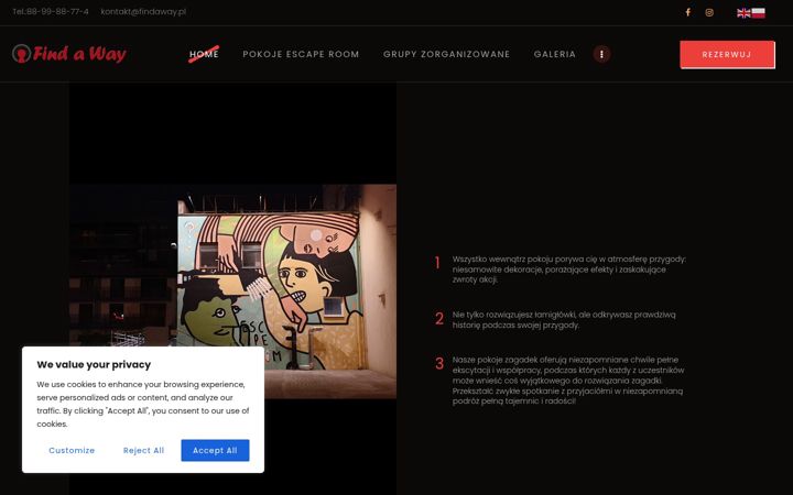 Screenshot of findaway.pl