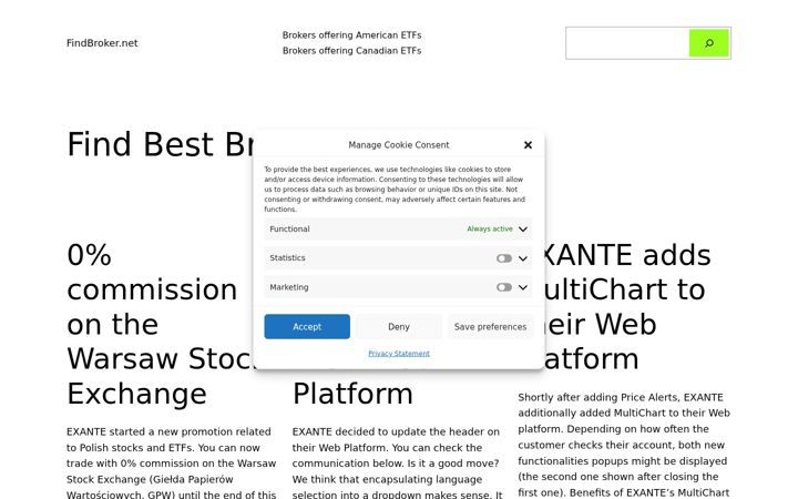 Екранна снимка на findbroker.net