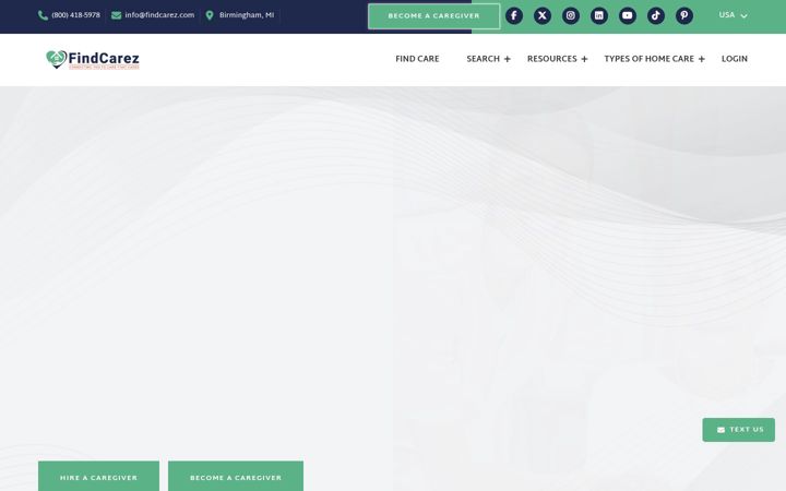 Screenshot of findcarez.com