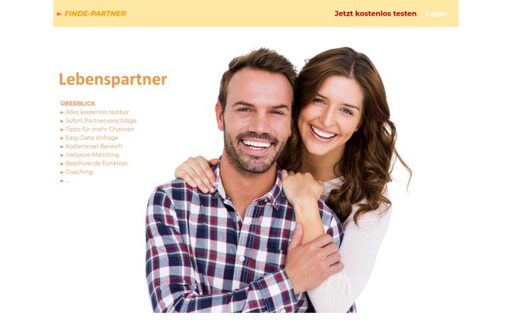 Screenshot of finde-partner.com