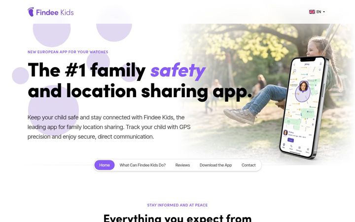 Screenshot of findeekids.com