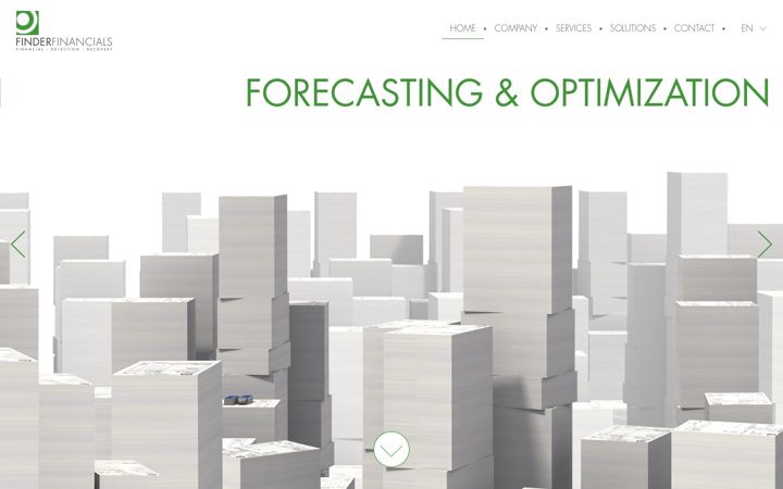 Screenshot of finderfinancials.com