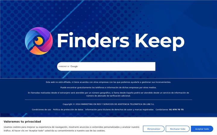 Screenshot of finders-keep.com