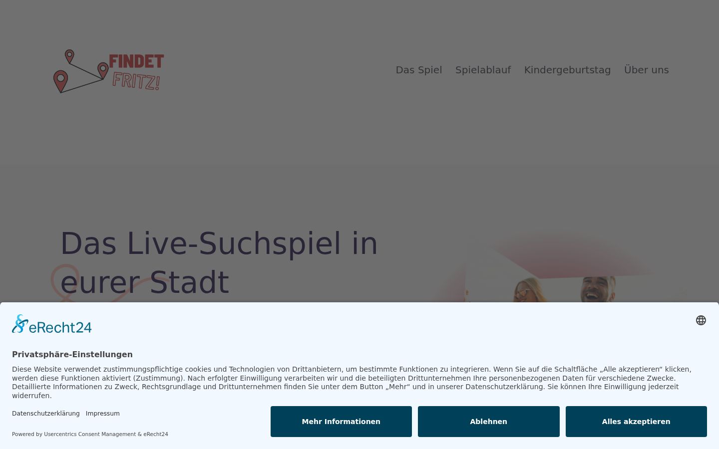 Screenshot tal-banner tal-kunsens muri qabel kwalunkwe interazzjoni