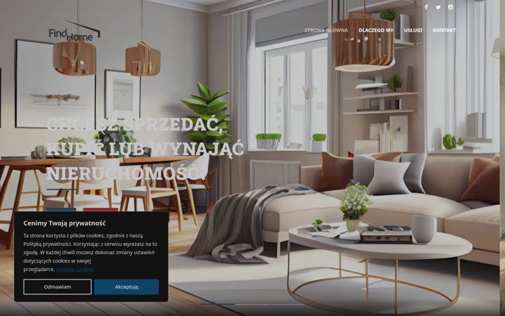 Screenshot of findhome.pl