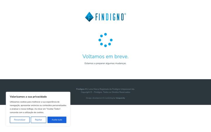 Screenshot of findigno.pt