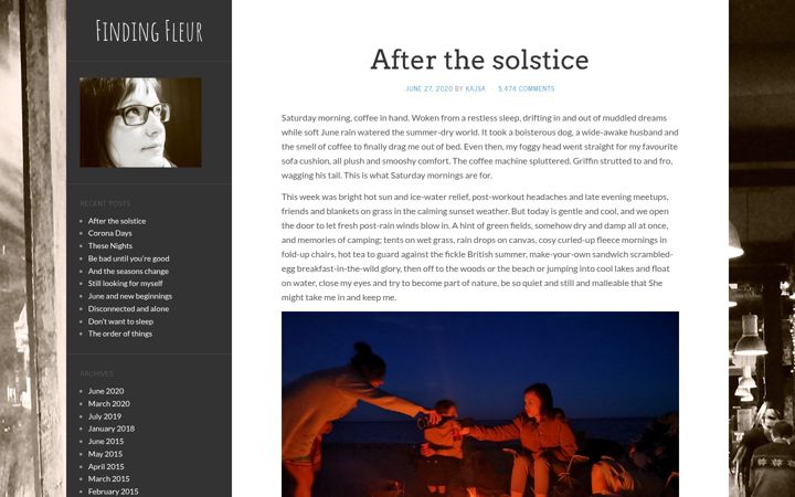 Screenshot of findingfleur.com