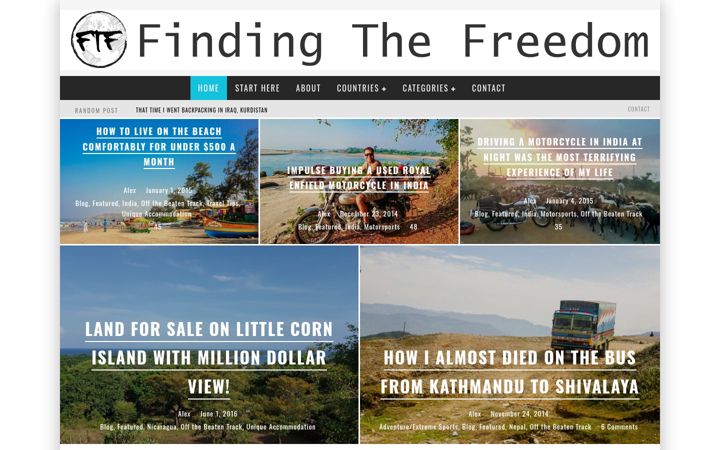 Screenshot of findingthefreedom.com