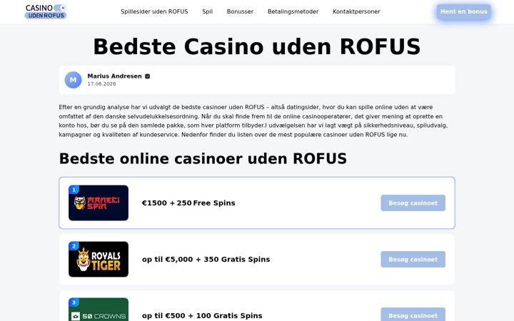 Screenshot of findino.dk