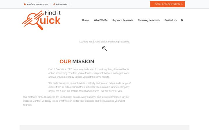 Screenshot di finditquick.info