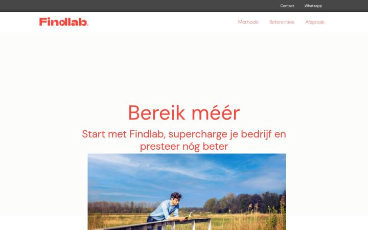 Screenshot of findlab.nl