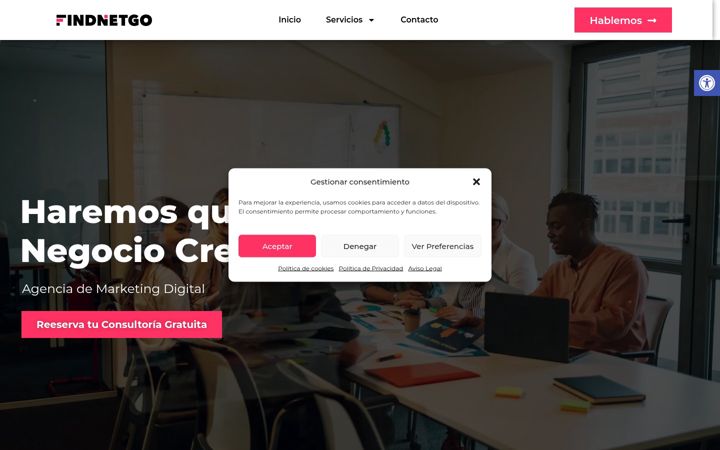 Capture d'écran de findnetgo.es