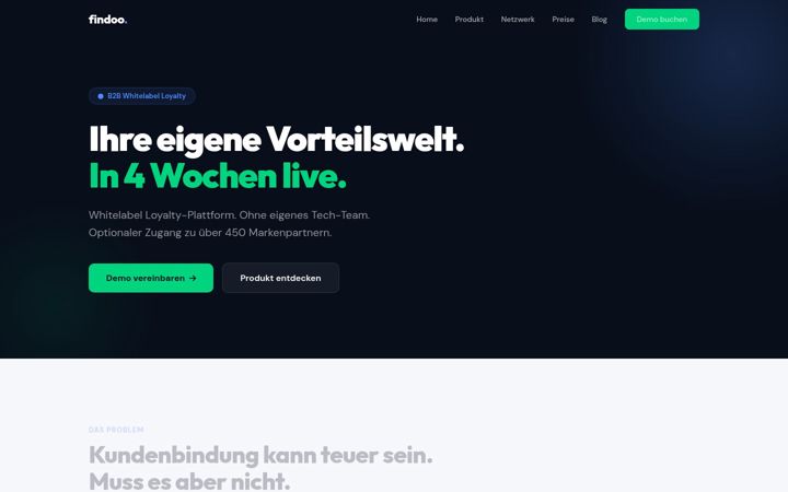 Screenshot of findoo.de