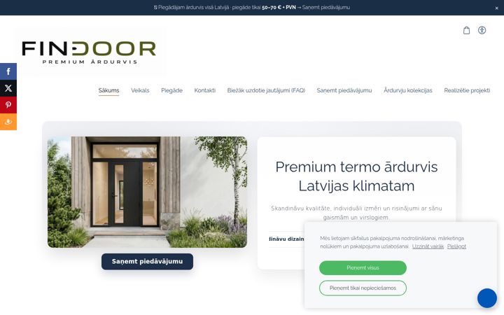 Screenshot of findoor.lv