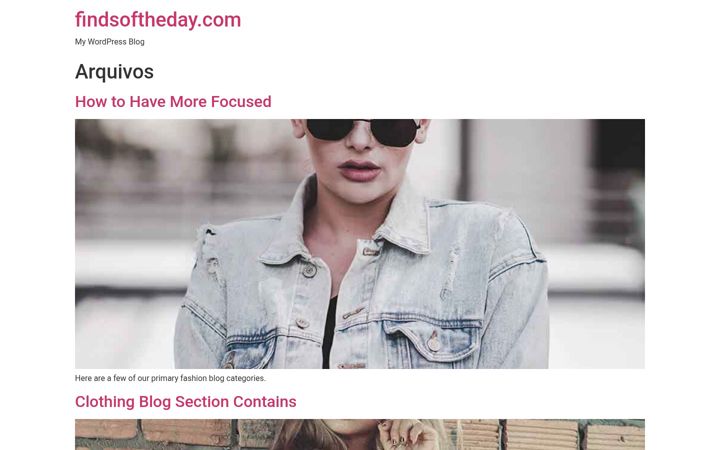 Screenshot of findsoftheday.com