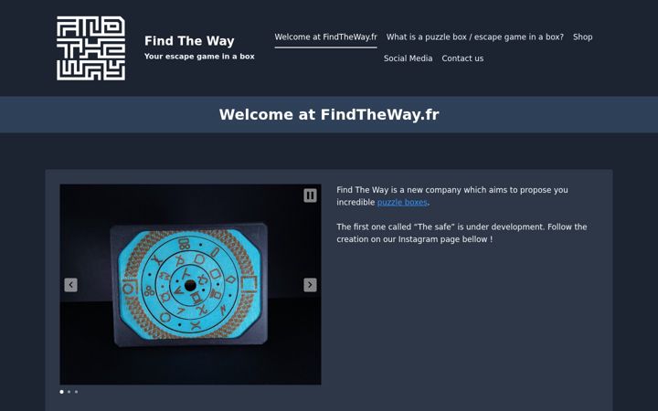 Screenshot of findtheway.fr