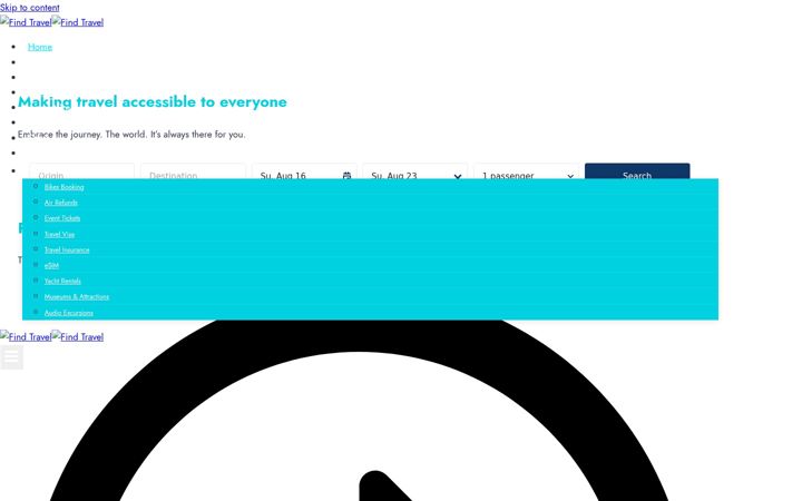 Screenshot of findtravel.net
