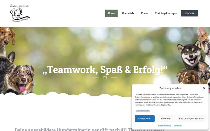 Screenshot of findus-sports.de