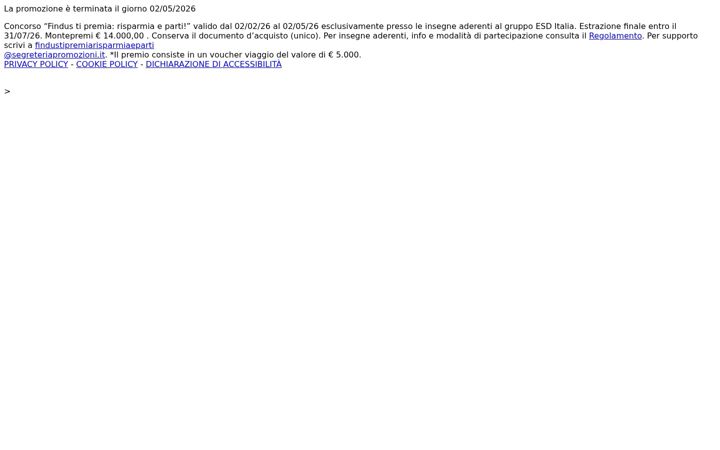 Screenshot of findustipremiarisparmiaeparti.it