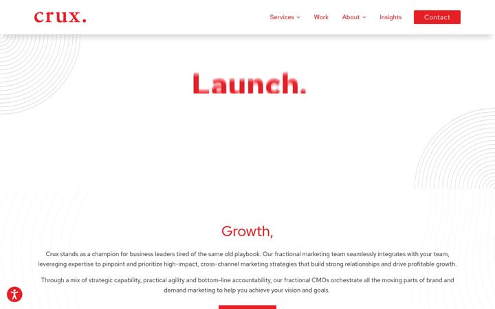 Screenshot of findyourcrux.com
