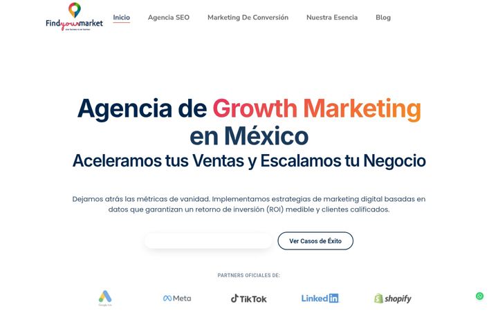 Screenshot of findyourmarket.com.mx