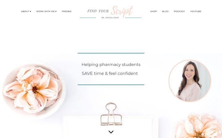 Screenshot of findyourscript.com