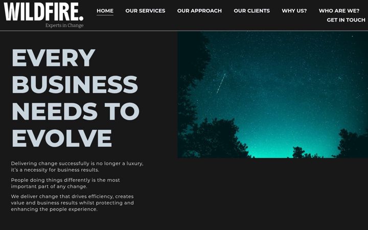 Screenshot of findyourwildfire.com