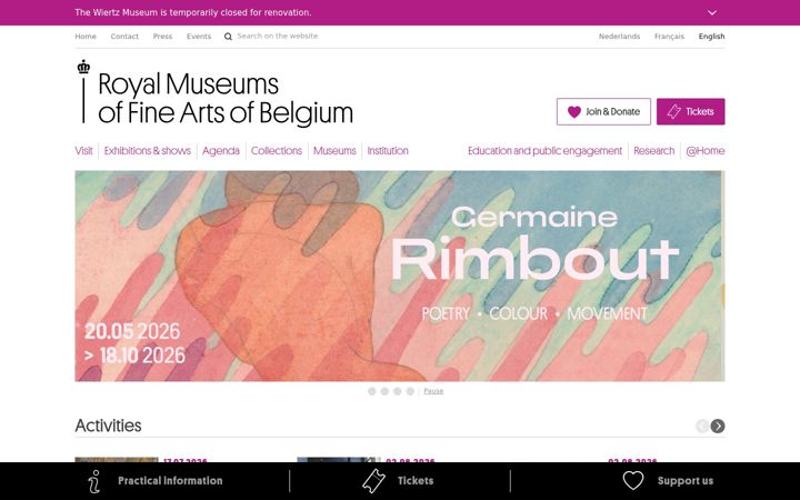 Screenshot of fine-arts-museum.be