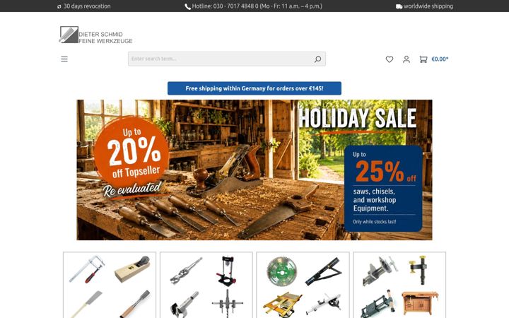 Screenshot of fine-tools.com
