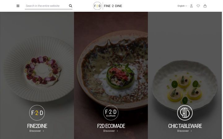 Screenshot of fine2dine.com