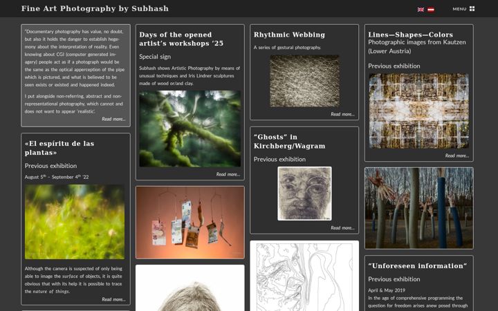 Screenshot of fineart-fotografie.at