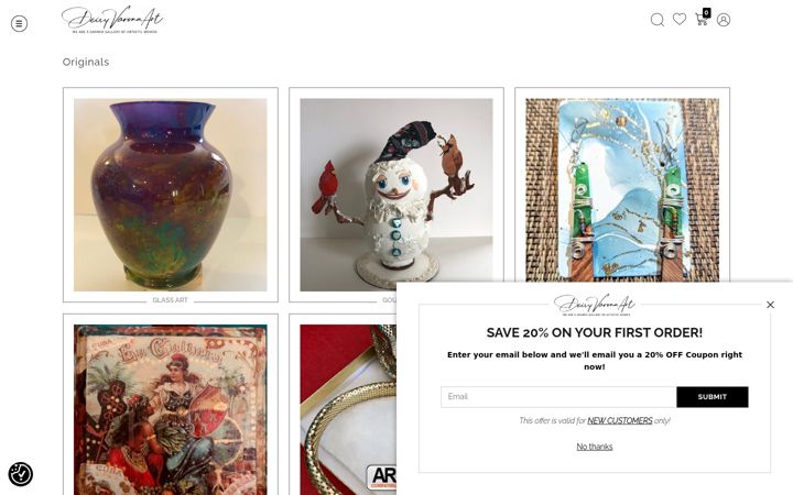 Screenshot of fineartsbydeisy.com