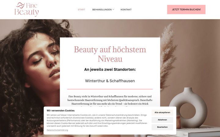 Screenshot of finebeauty.ch