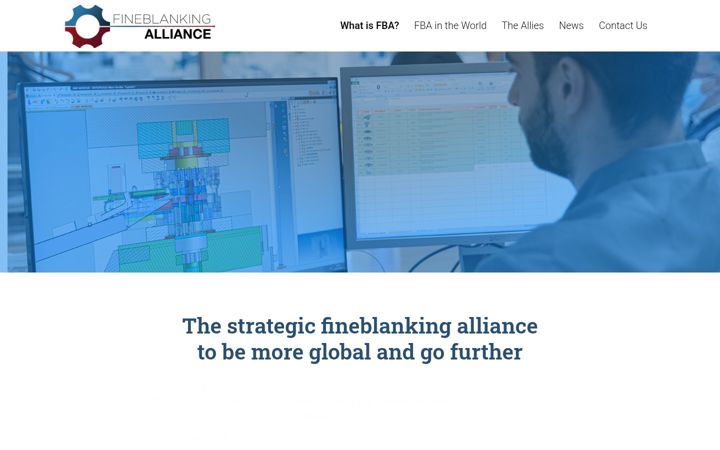 Screenshot of fineblankingalliance.com