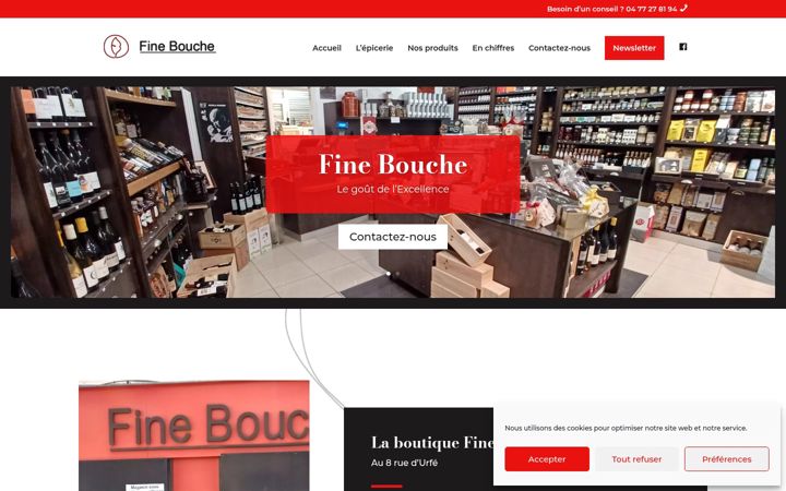 Screenshot of finebouche-feurs.fr