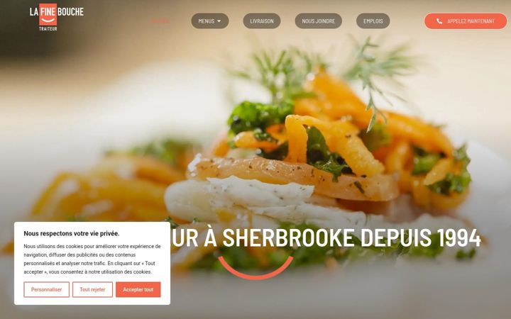 Screenshot of finebouche.ca