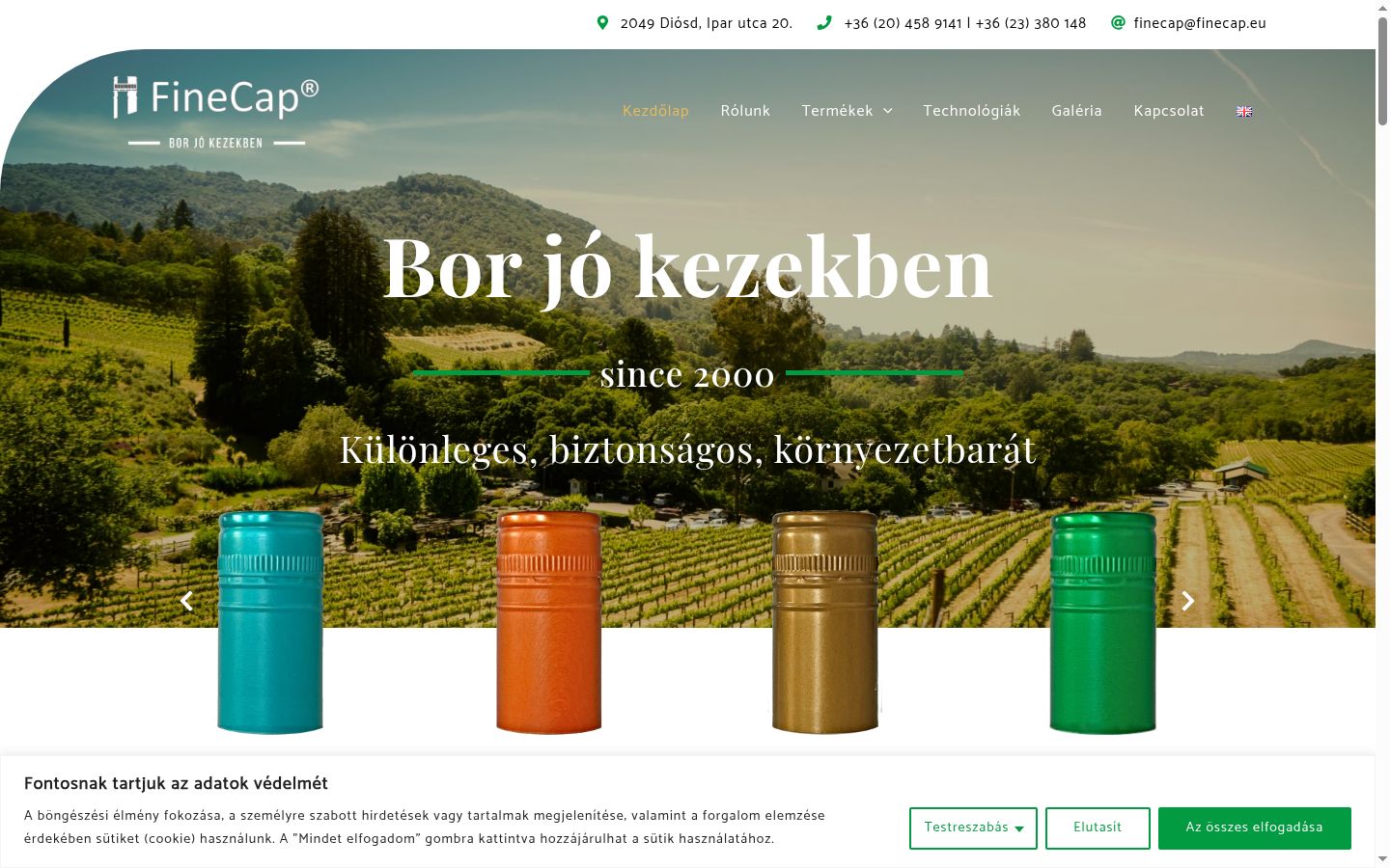 Screenshot tal-banner tal-kunsens muri qabel kwalunkwe interazzjoni