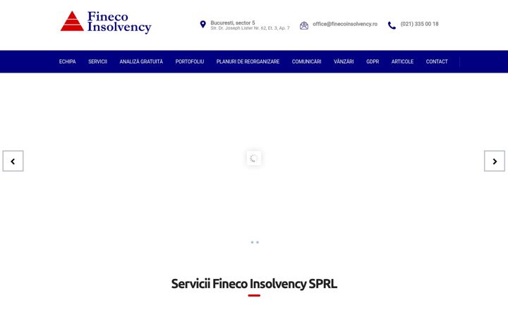 Screenshot of finecoinsolvency.ro