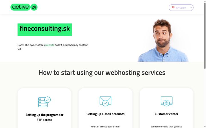 Screenshot of fineconsulting.sk