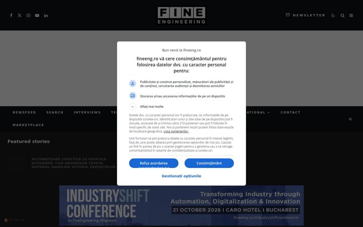 Screenshot of fineeng.ro