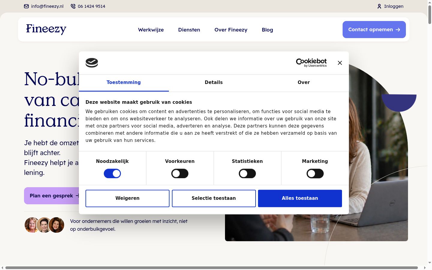 Zrzut ekranu banera zgody wyświetlanego przed jakąkolwiek interakcją