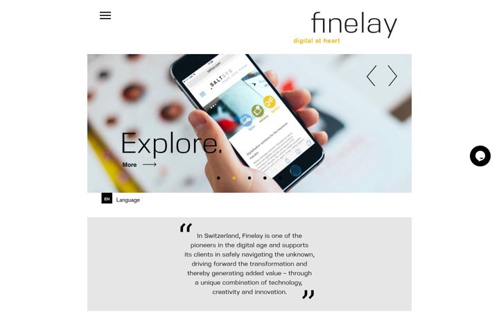 Screenshot of finelay.com