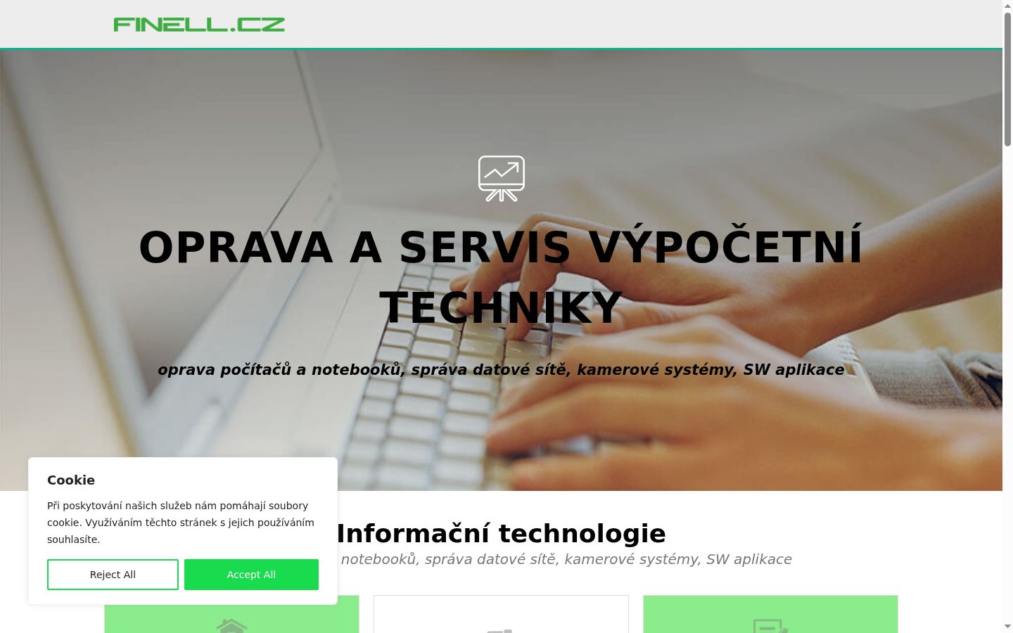 Snímek obrazovky baneru souhlasu zobrazeného před jakoukoli interakcí