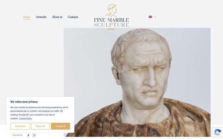 Screenshot of finemarblesculpture.com
