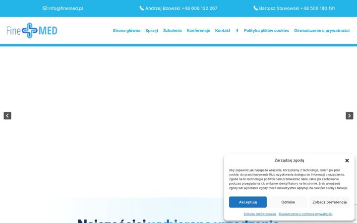 Screenshot of finemed.pl