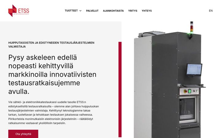 Screenshot of finero.fi