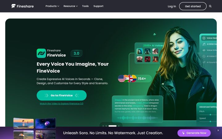 Screenshot of fineshare.com