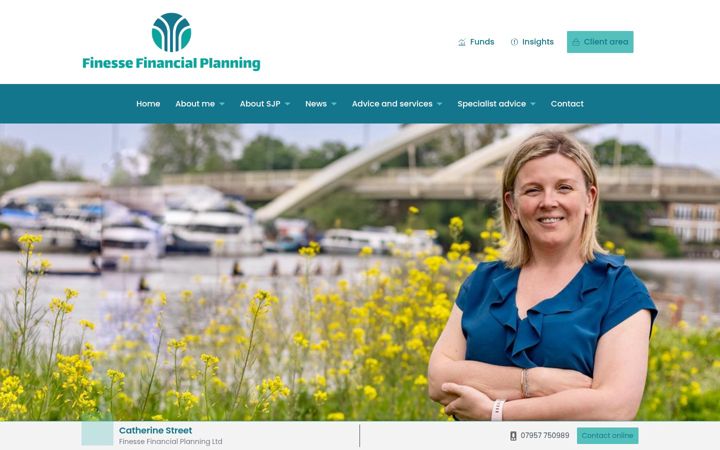Screenshot of finessefinancialplanning.co.uk