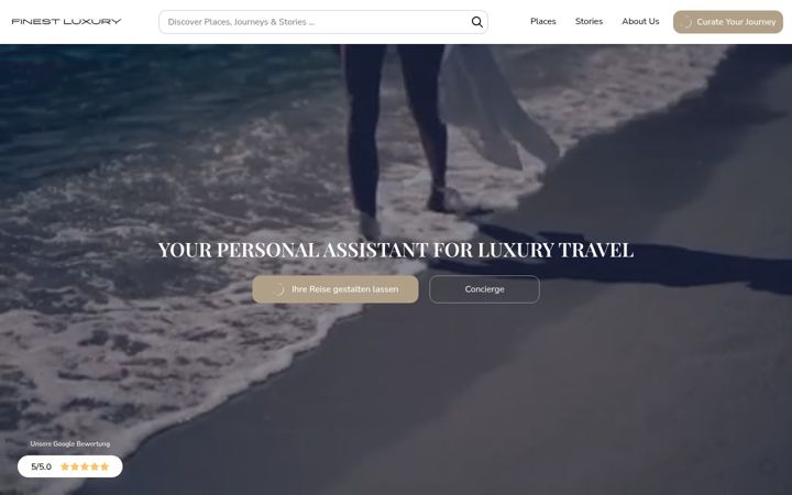 Screenshot of finest-luxury.de